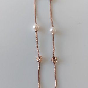 3/$50 Kenneth Cole New York Blsh/ Rose Y Necklace